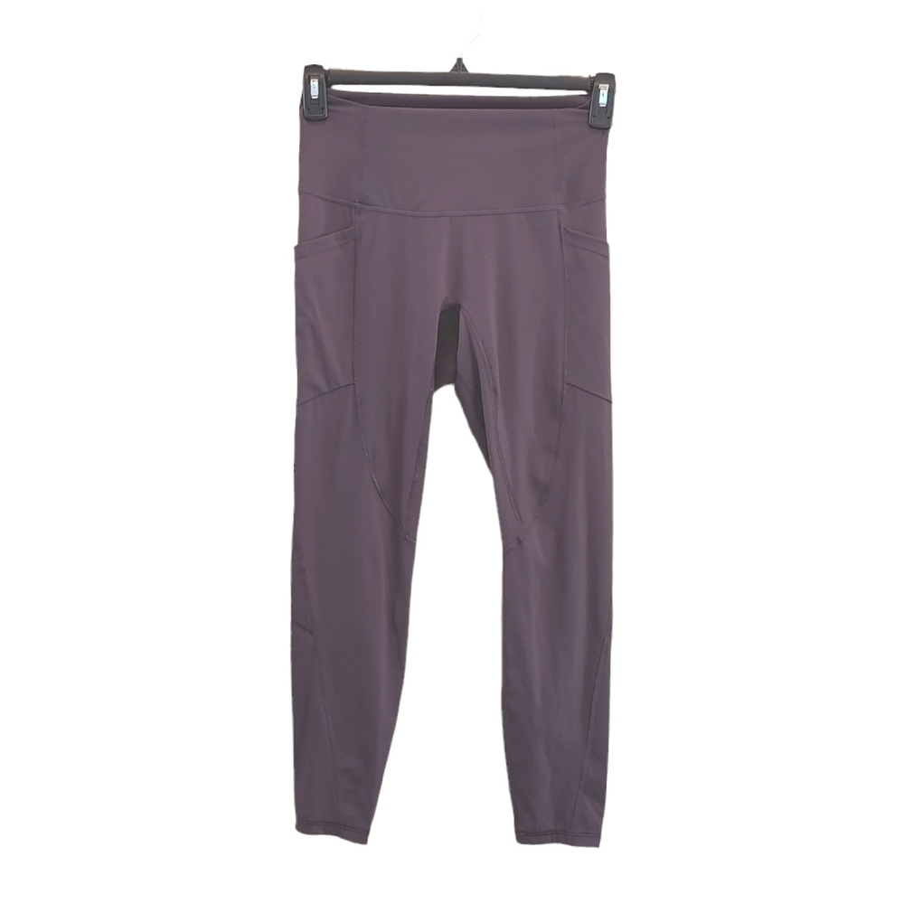 Everlane Perform womens dark purple activewear yoga Leggings pants size medium